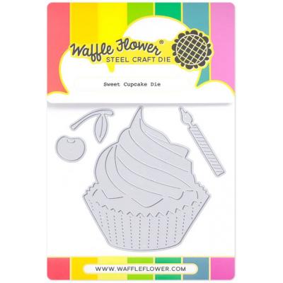 Waffle Flower Die - Sweet Cupcake